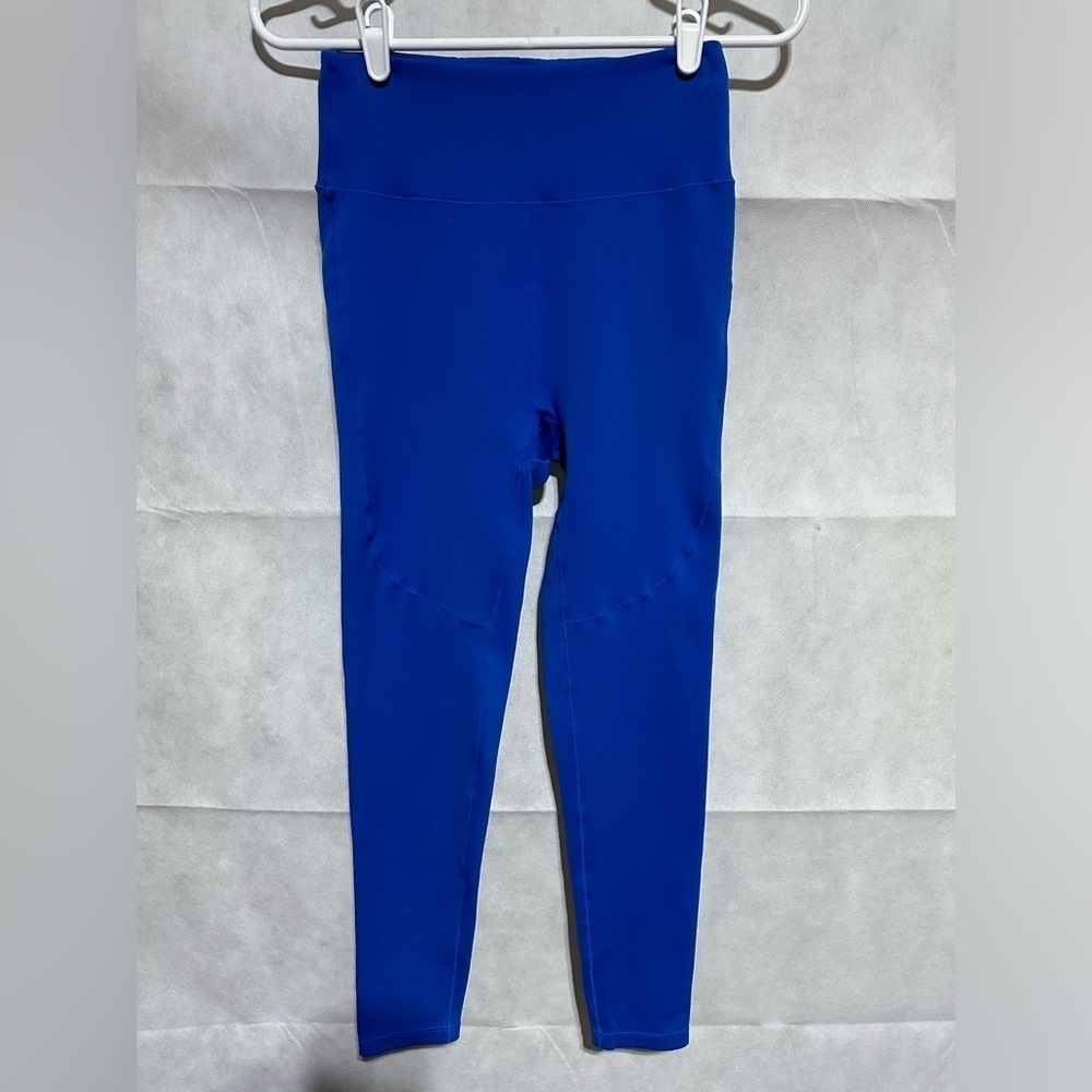 FANKA Beyond Nude Everyday Leggings For Women Size Large Royal Blue Gym Yoga EUC